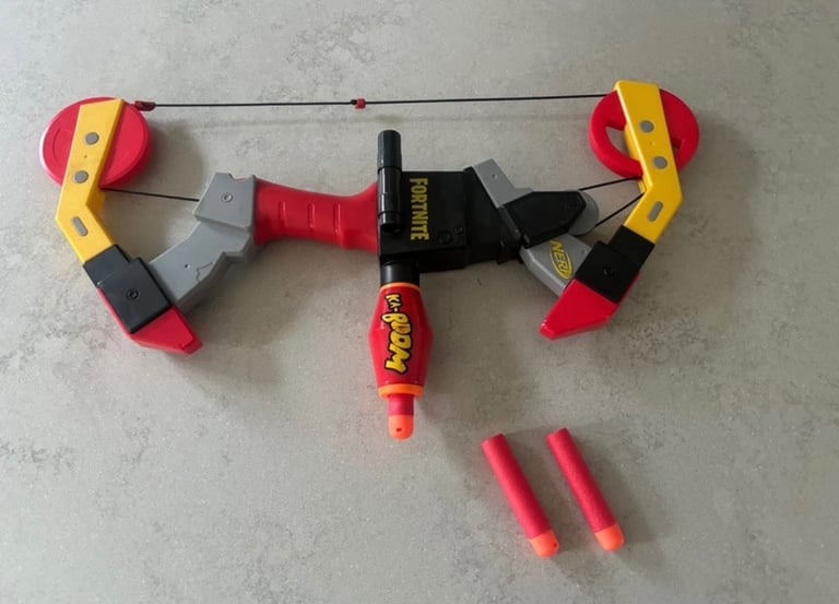 Nerf Fortnite - KA BOOM bow and arrow with foam bullets 