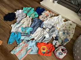 Bundle of baby boy cloths 0-3 months 