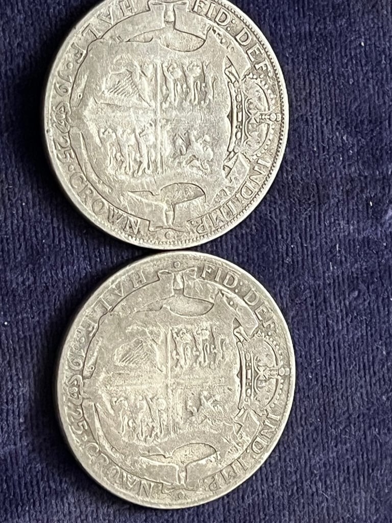 image for Half crowns coins 1925