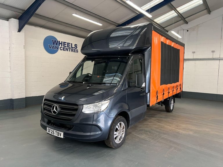 2025 Mercedes-Benz Sprinter 2.0 317 CDI G-Tronic RWD L3 Euro 6 (s/s) 2dr Curtain Side Diesel Auto...