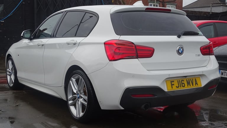 BMW 1 SERIES White Auto Petrol 2016 m sport red leather