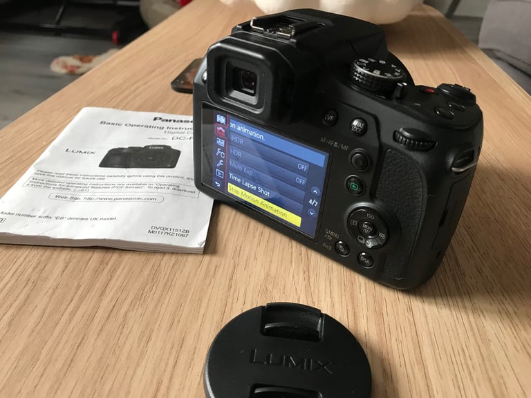 Panasonic Lumix Camera, 4K UHD,18.1MP, 60x Optical Zoom, OLED Live Viewfinder, 3” LCD Touch screen