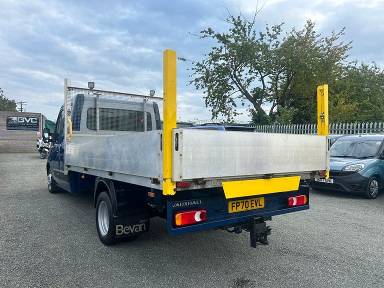 2020 Vauxhall Movano 2.3 Turbo D 130ps H1 Chassis Crew Cab 12.5 fFoot Body CHASSIS CAB Diesel Manual