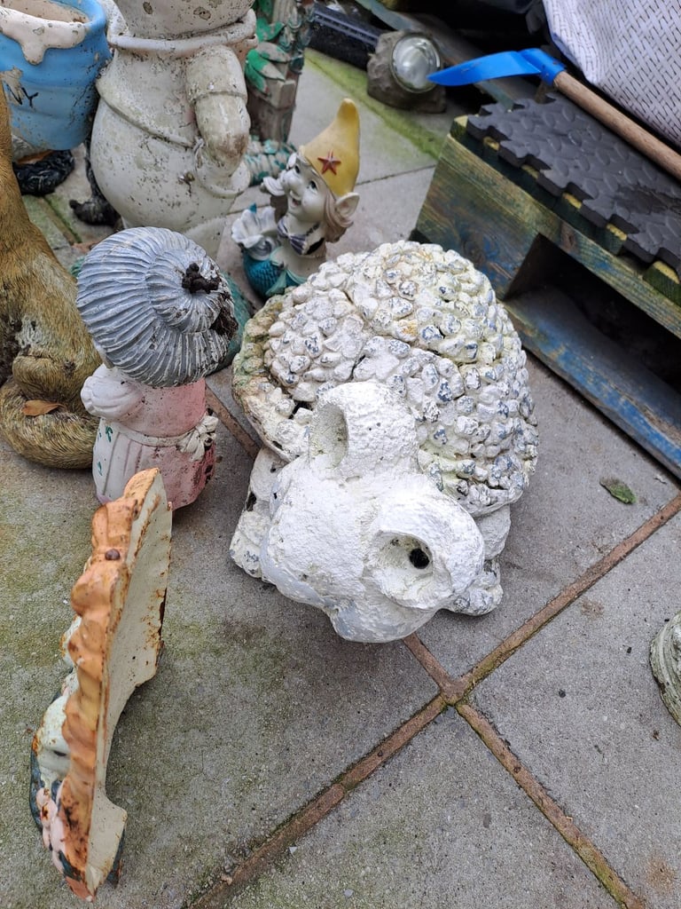 Various 16  garden statues and sizes see photos 