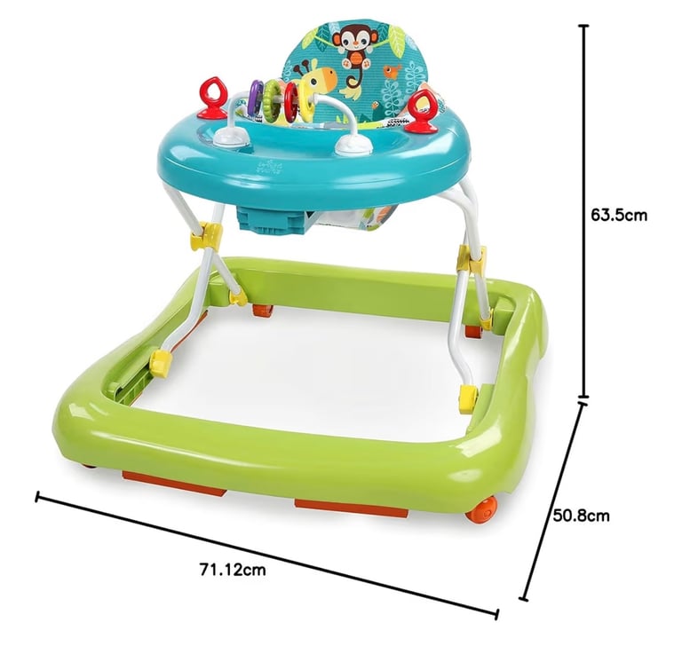 Walker with Easy Fold Frame for Storage, Ages 6 Months +