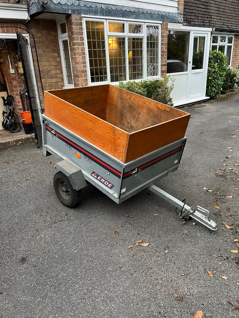 Erde 121 Galvanised steel trailer