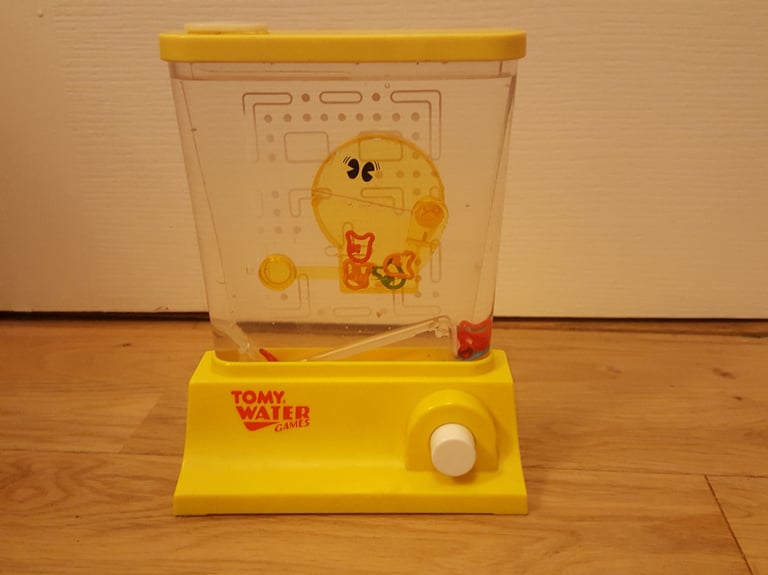 image for VINTAGE 8O'S TOMY PACMAN WATER GAMES WHOOSERS TOY 