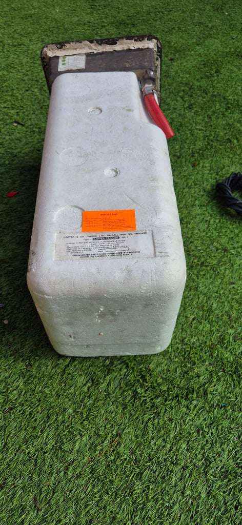 CARVER CASCADE 2 gas water heater for camper caravan motorhome boat.