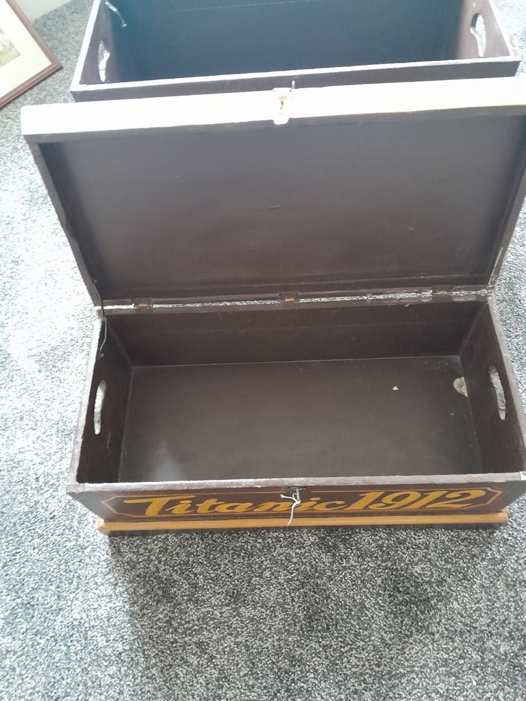 Titanic storage boxes