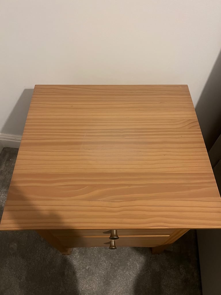Marks & Spencer’s two-drawer bedside table (1 nr) 