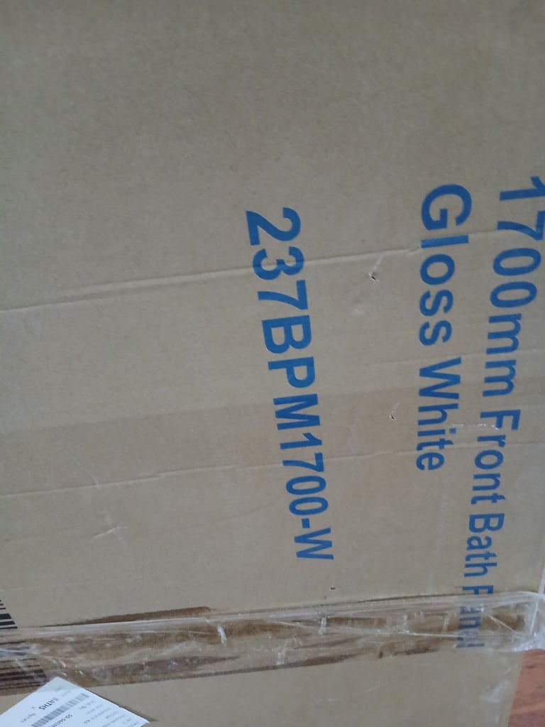Bath Front Panel White Gloss 1700mm (NEW)