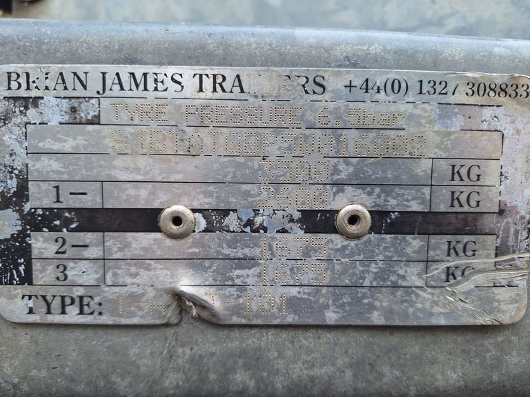 Brain james tilt bed car trailer