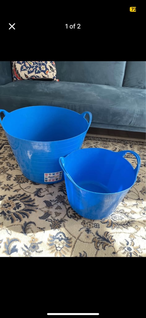 image for Two storage tubs 