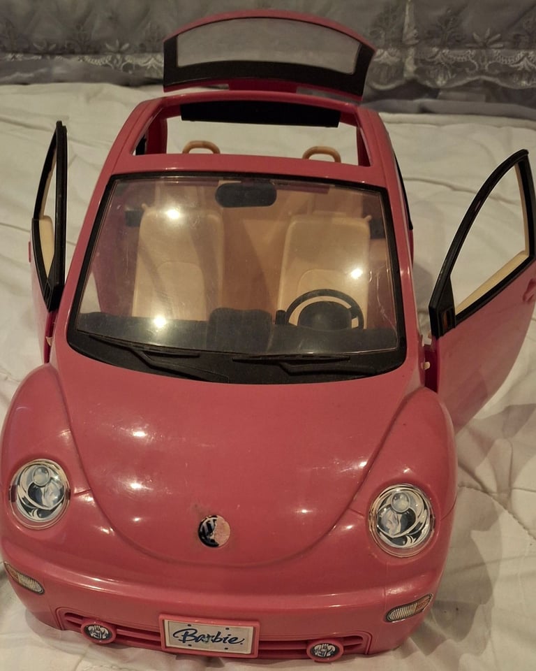 image for Barbie pink car