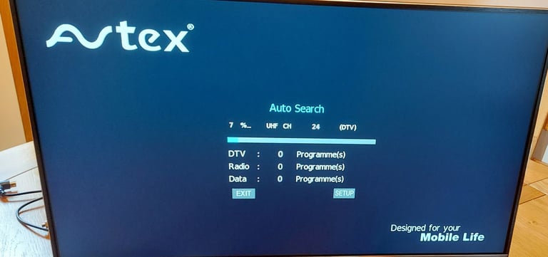 AVTEX 24 INCH DIGITAL LED TV/DVD MODEL L249DRS PRO AND AVTEX  CASE SUITABLE FOR CARAVAN/MOTORHOME 