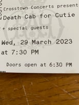 Death Cab for Cutie Ticket - London, Royal Albert Hall (29 March 2023)