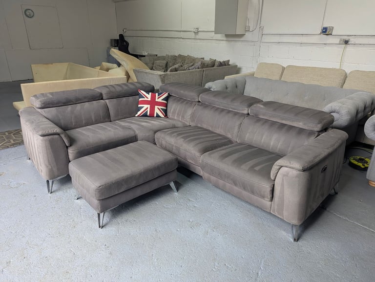 DFS Tahiti Corner Sofa Power Recliner (FREE DELIVERY)