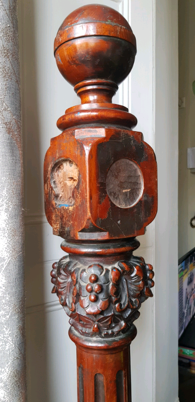 Gothic Victorian Newel Post 