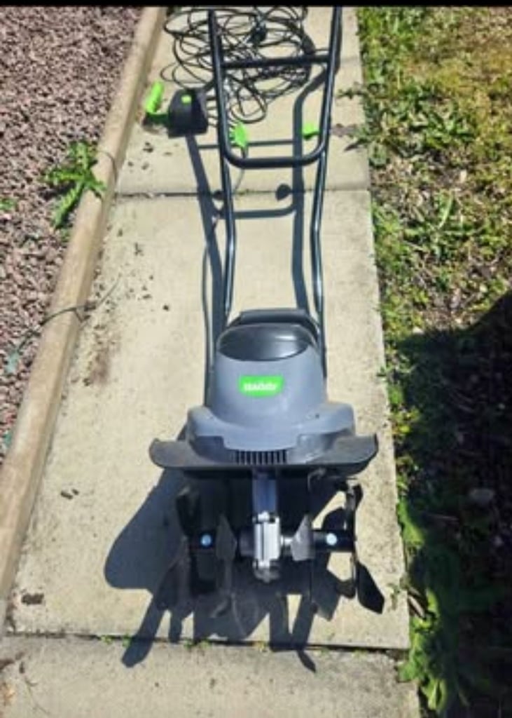 image for Rotavator hire garden tiler light weight for small paths etc can carry with one hand size 240V