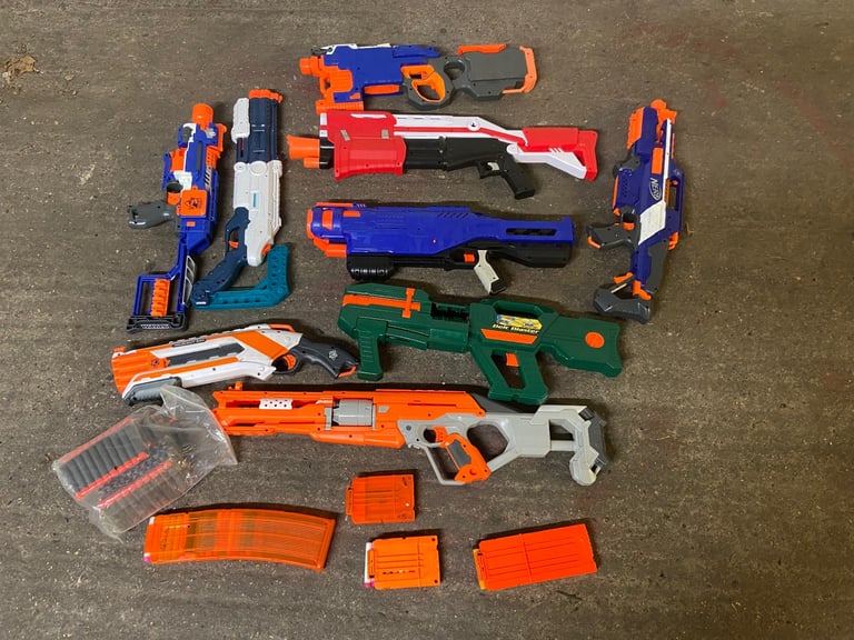NERF ELITE Kids guns X 9 Bundles 