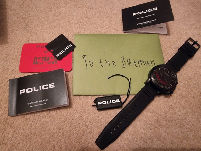 Police 'The Batman' collectors edition watch