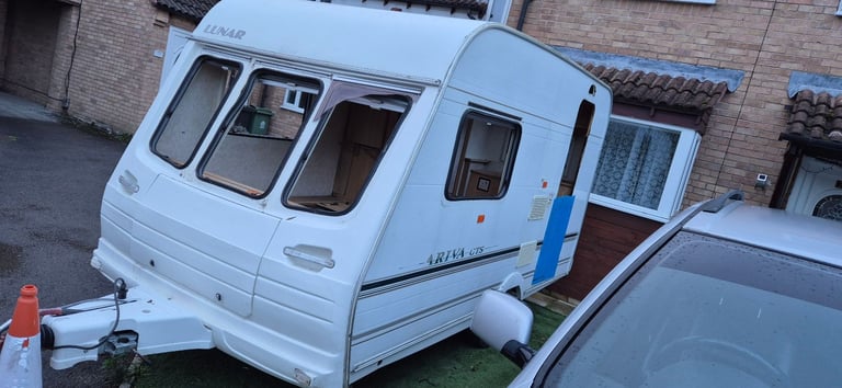 image for FREE - empty inside, stripped caravan shell...