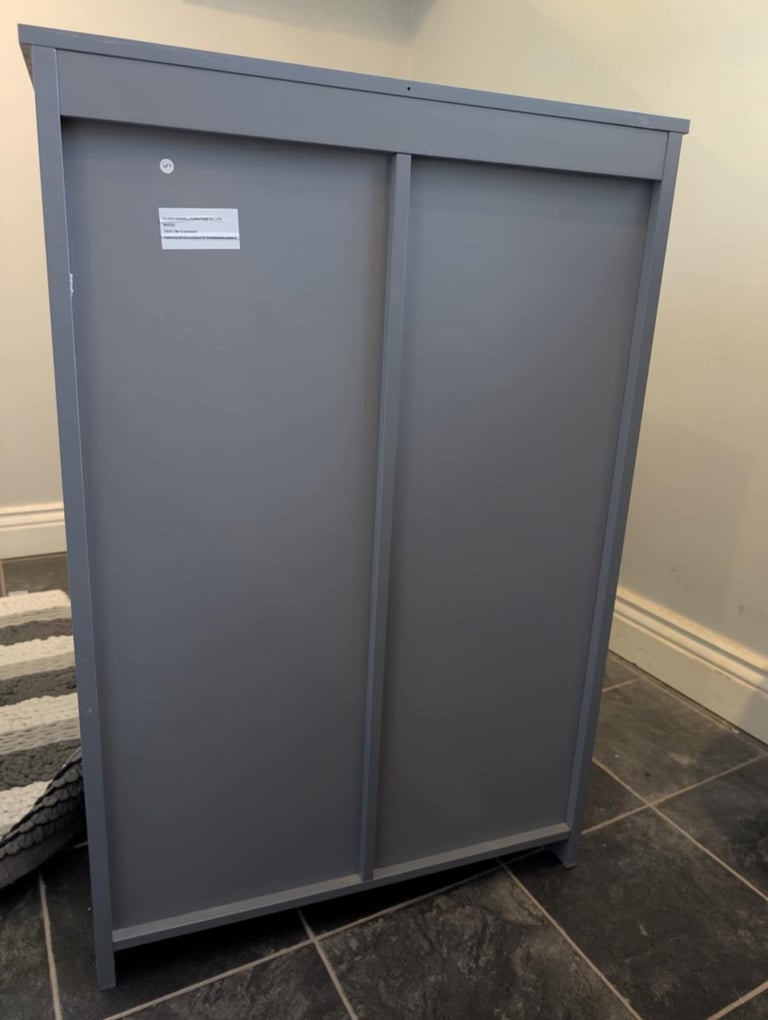 Grey Bathroom Storage/Shelving Unit