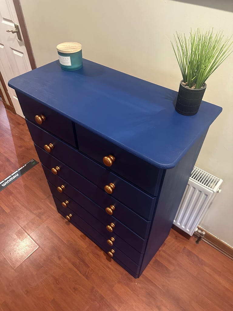 Blue & Copper Chest - Can Deliver