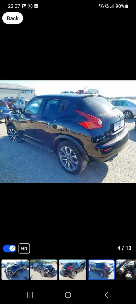 Nissan juke 2015 breaking 