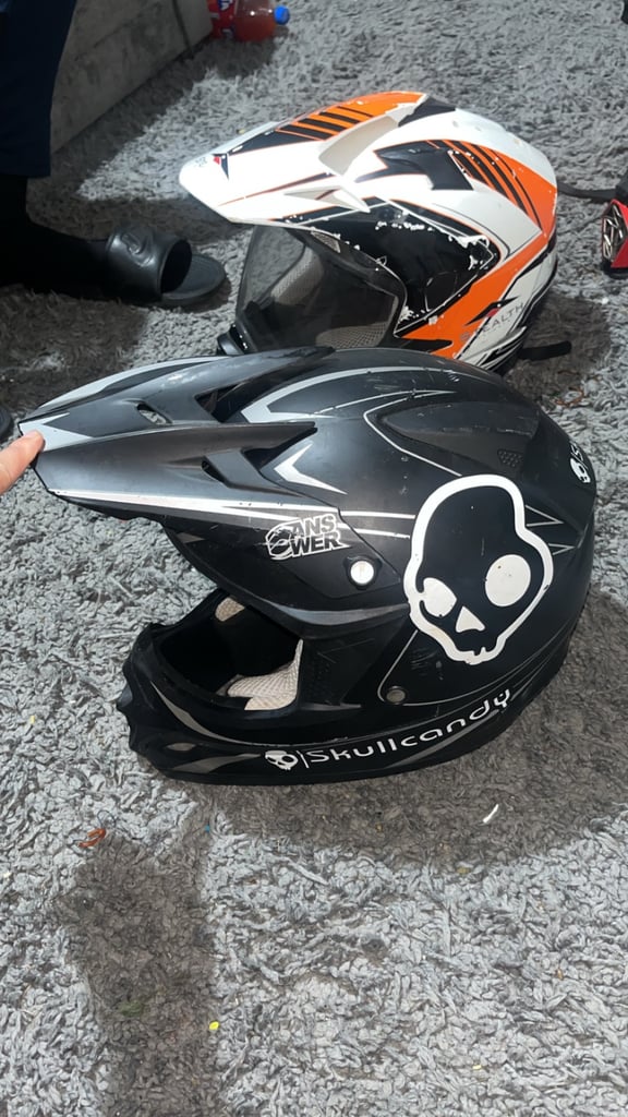 image for Motocross helmets and suit 