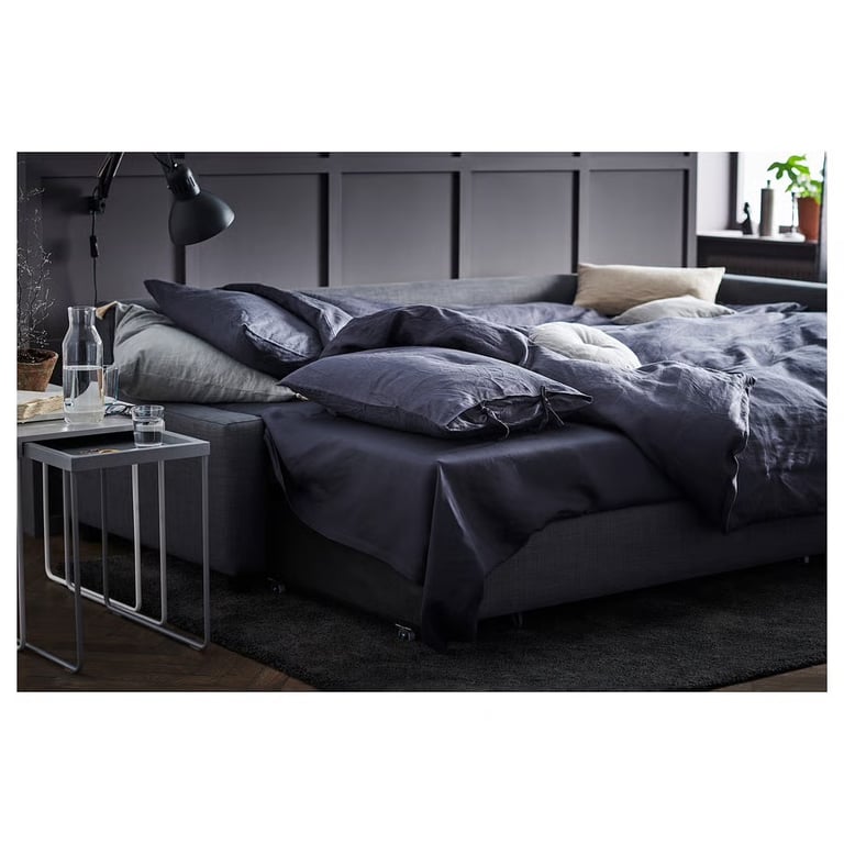 IKEA - FRIHETEN Corner sofa-bed with storage, Skiftebo dark grey - IMMACULATE- RRP £599