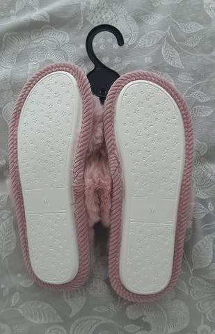 Ladies Open Toe Slippers Size Medium (Matalan) in Penlan