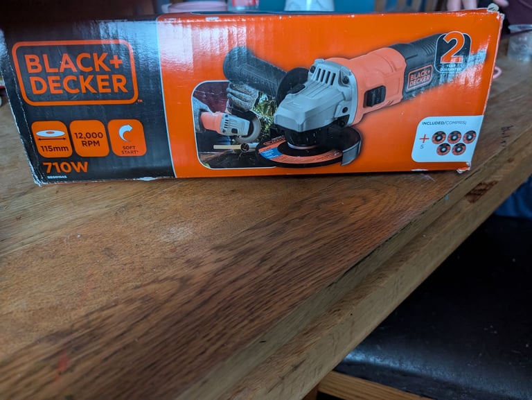 Black n decker angle grinder 