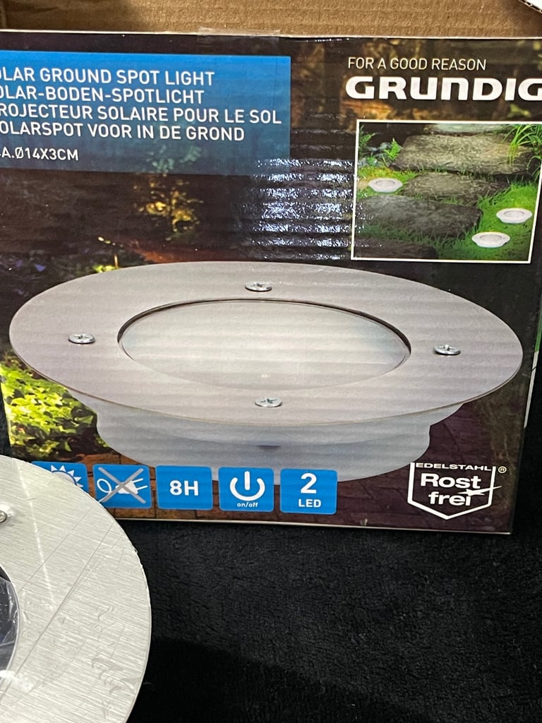 Garden grundig waterproof outdoor solar led