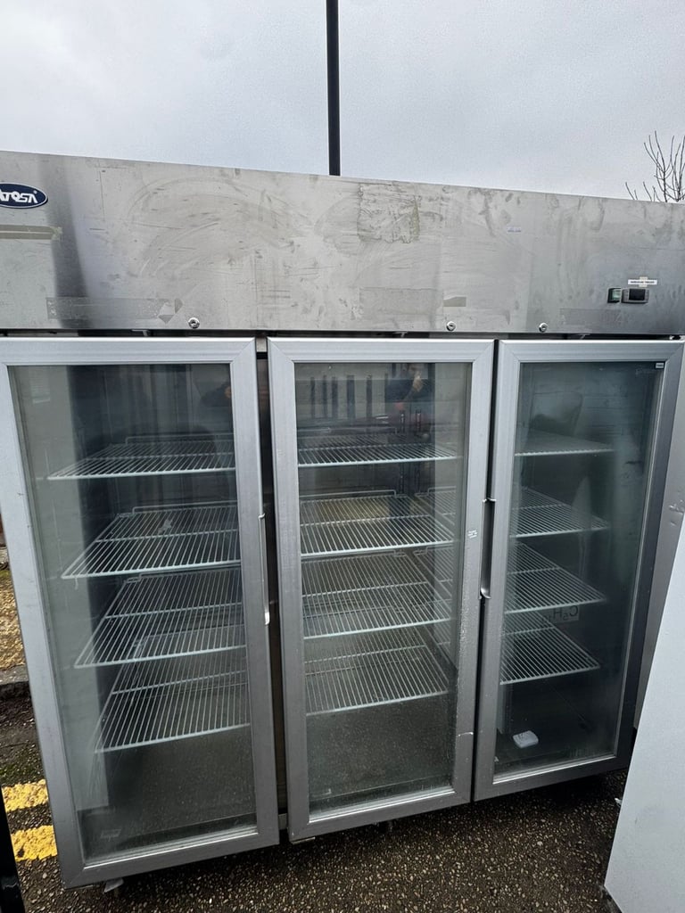 image for Commercial Glass Door Freezer – 3 Doors Stainless Steel