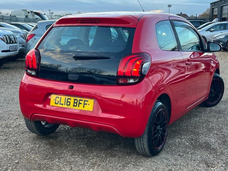 2016 Peugeot 108 1.0 Active Euro 6 3dr Hatchback Petrol Manual