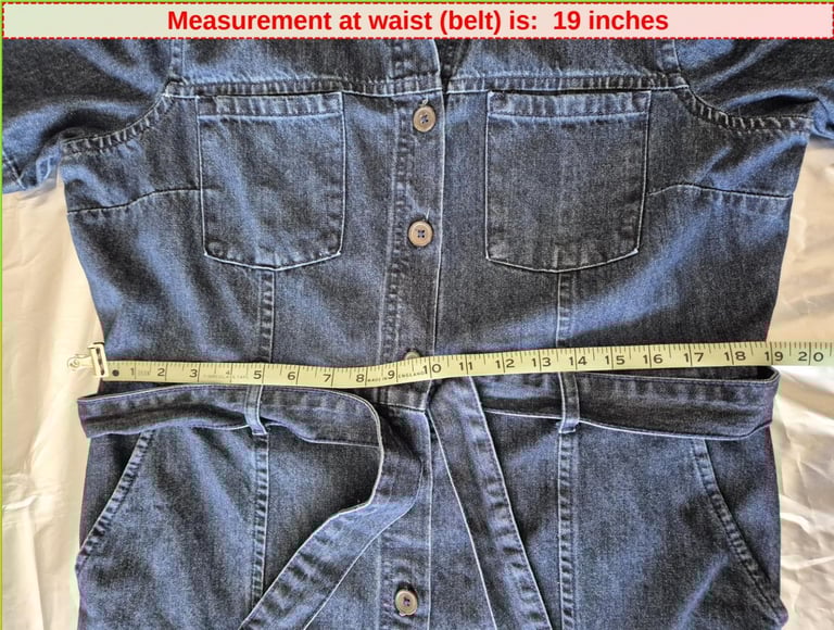 Asda George Denim Dress size 14.