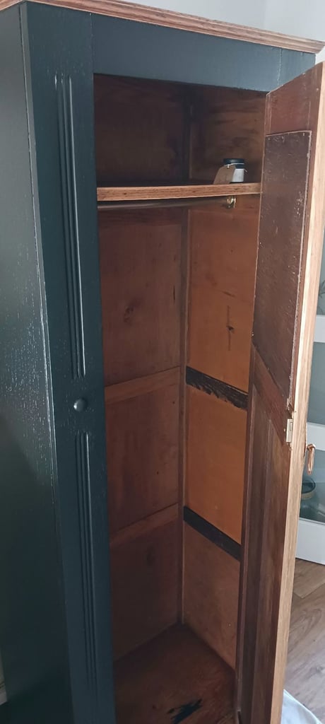 Vintage Hall cupboard/ single wardrobe 