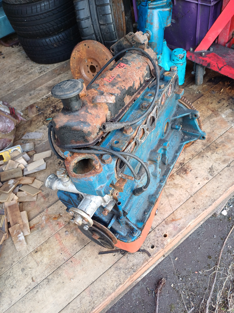 Ford anglia 105e engine and gearbox 