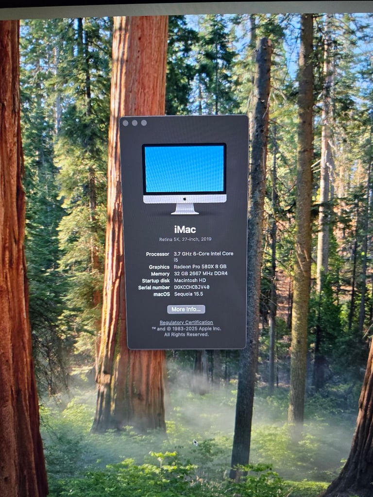 iMac 27" 5k Retina - 2019