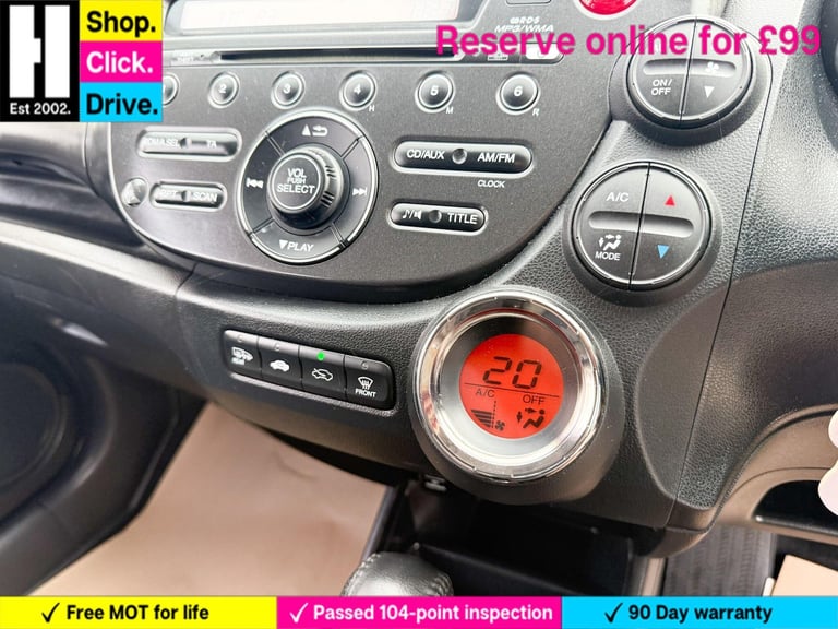 2013 Honda Jazz 1.4 i-VTEC ES Plus Hatchback 5dr Petrol CVT Euro 5 (99 ps) HATCHBACK Petrol Autom...