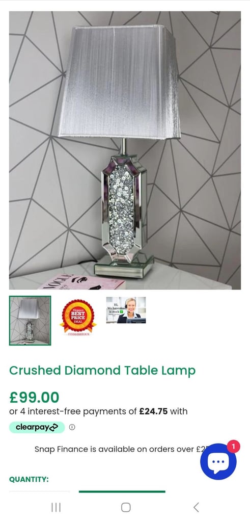 Furniture bundle. Sideboard,mirror,lamp,ornament 