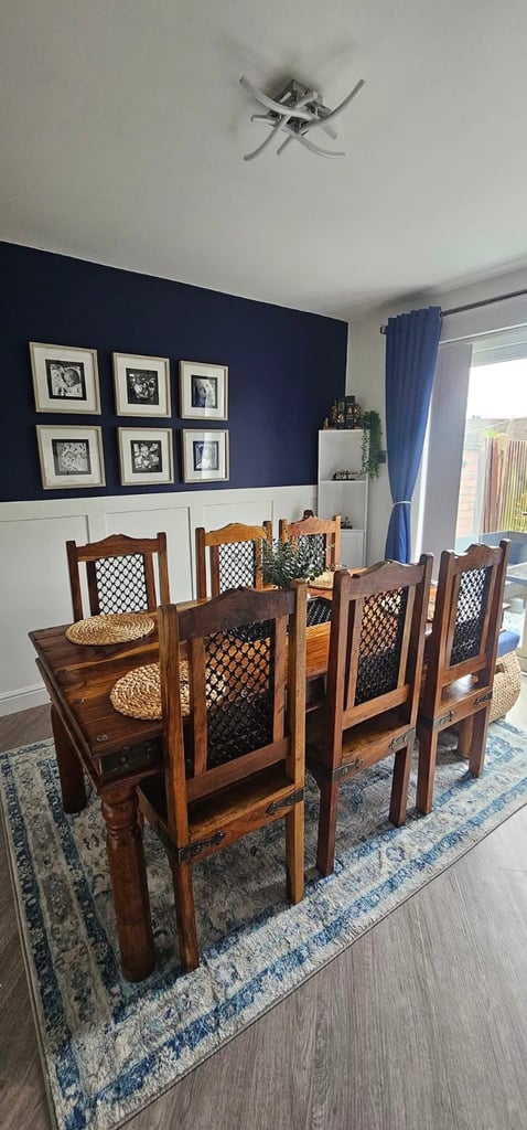 image for Dining table and 6 chairs