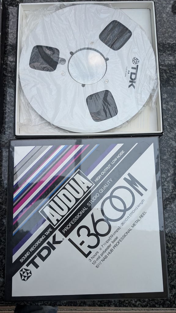 SOLD.   SOLD. Reel to Reel tapes on metal spools