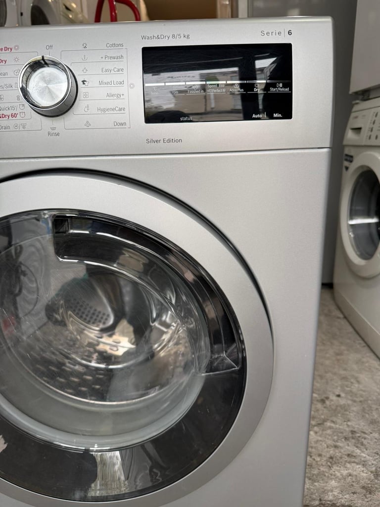 Bosch Grey 8kg Washer Dryer With Free Delivery N Warranty 