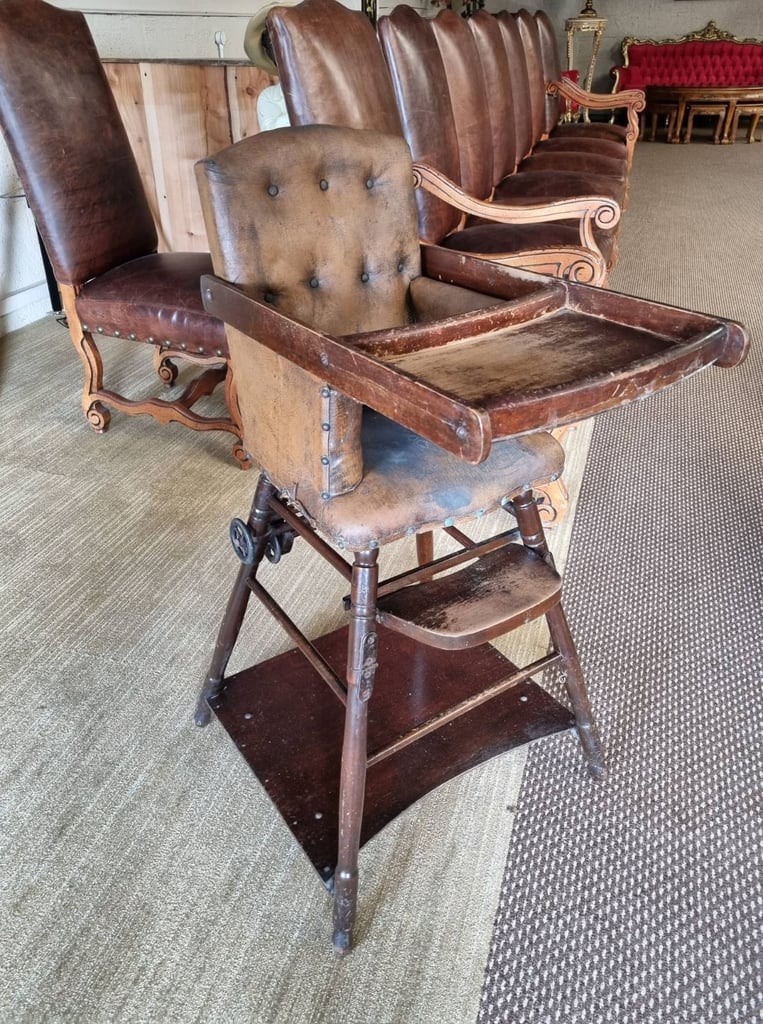 Antique Metamorphic Baby's High Chair