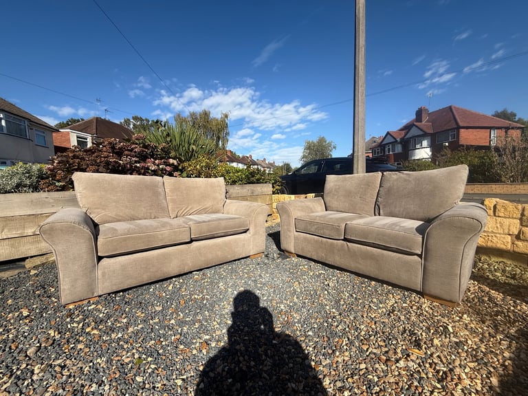 Beige Next 3&2 Sofa Set 