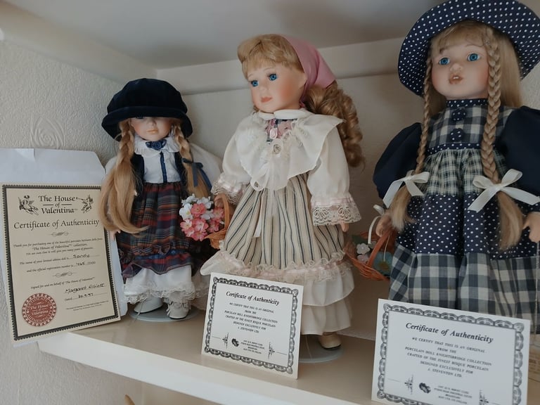 image for Collectable porcelain dolls