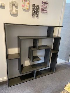 Labirent Bookcase | Modern Maze-Design Freestanding Shelf Unit