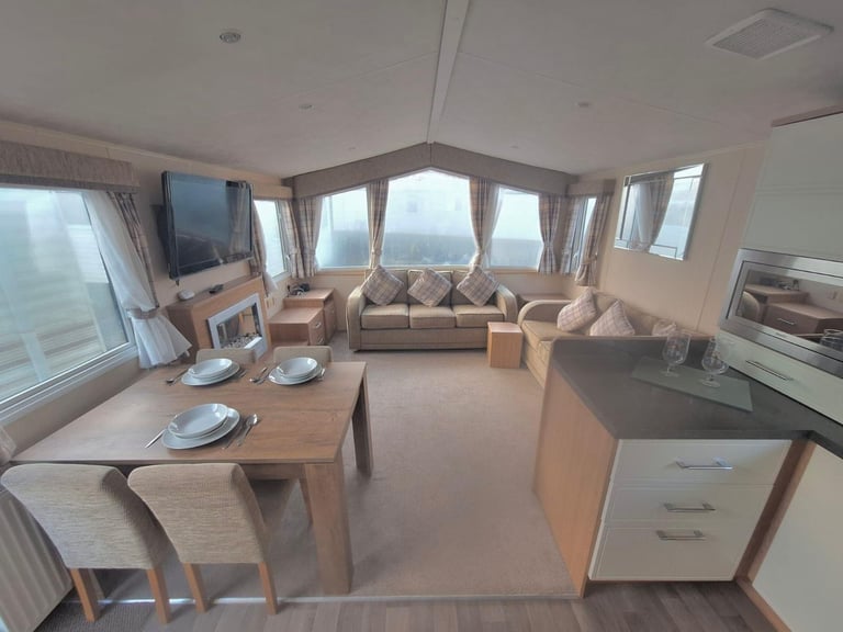 OFF SITE static caravan Scotland double glazed & heated 3bed BK Bluebird Seville